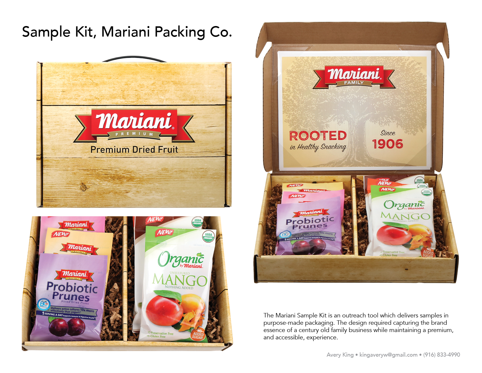 The Mariani Sample Kit is an outreach tool which delivers samples in purpose-made packaging. The design required capturing the brand essence of a century old family business while maintaining a premium, and accessible, experience.